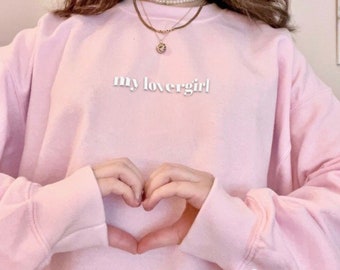 Partröja Alla hjärtans dag parhoodie present till henne årsdag present till honom estetisk trendig hoodie 2023