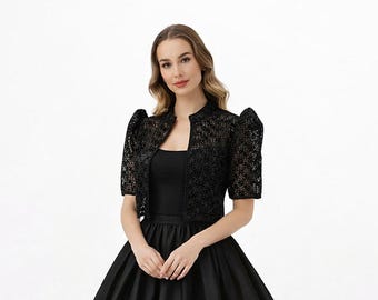 Amihan Noir - Women's Filipiniana Bolero