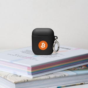 Bitcoin AirPods PRO Case | Perfect Christmas Gift for Him Her | Holiday, Birthday, Father's Day, or Crypto Gift for Friends & Coworkers HODL