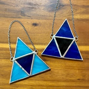 Stained Glass Zelda Triforce