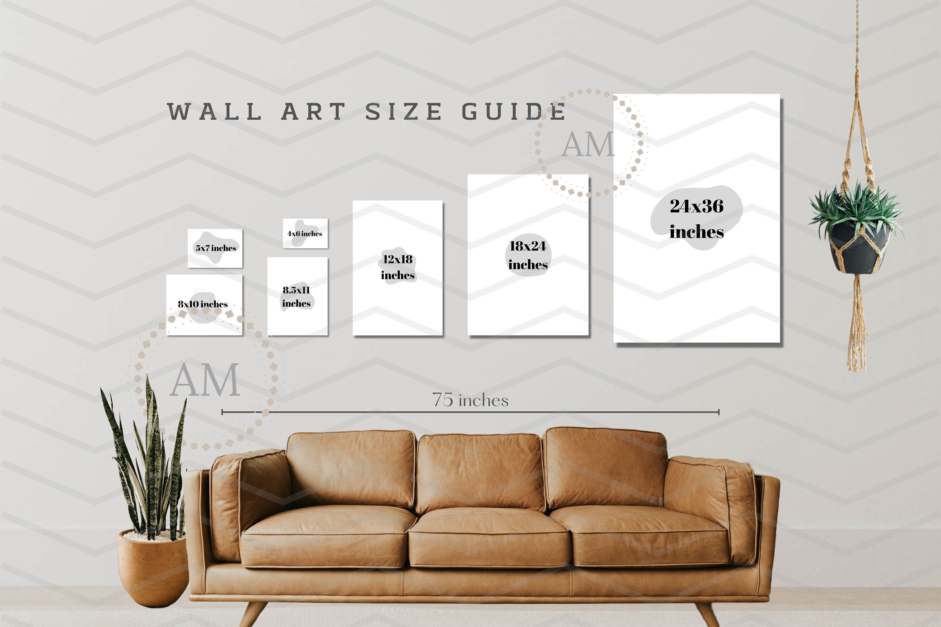 Wall Art Size Guide Frame Display Size Guide Poster Size Etsy Australia