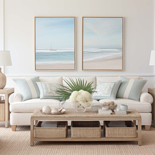 Coastal Living Room Etsy