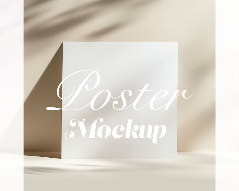 square poster mockup