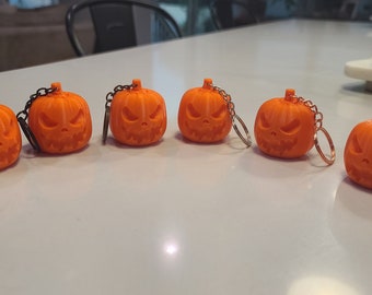 Pumpkin Spinning Fidget Keychains