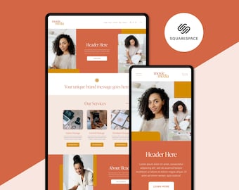Moxy Media Squarespace 7.1 Template: Modernes Website Design – PDF-Anleitung inklusive