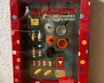 Lundby Küche, Småland Puppenhaus  Küchenset 605079, brandneu