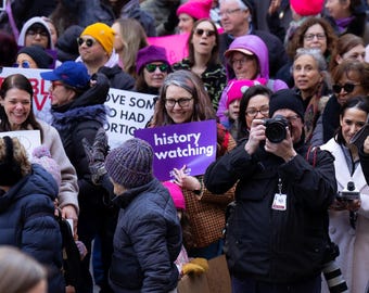 History is Watching Window/Protest sign