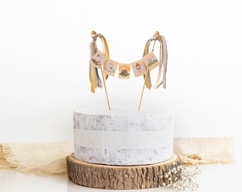 Nursery Rhymes Cake Banner Topper: Handmade Baby Shower Decor