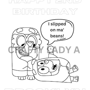 Bluey birthday party favors, Bluey personalized coloring pages, Bluey party favors, Bluey kid favors, Bluey kid coloring pages