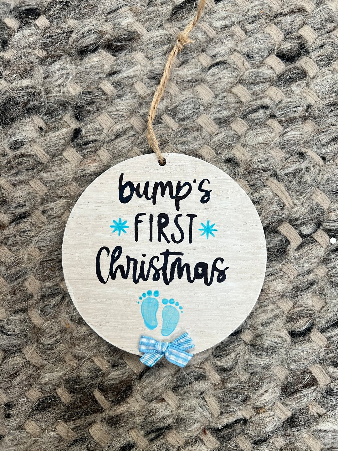 Bumps First Christmas Ornament Etsy