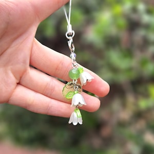 Lily of the Valley Phone Charm