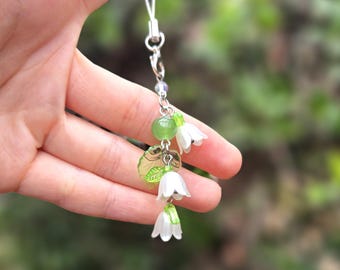 Lily of the Valley Phone Charm