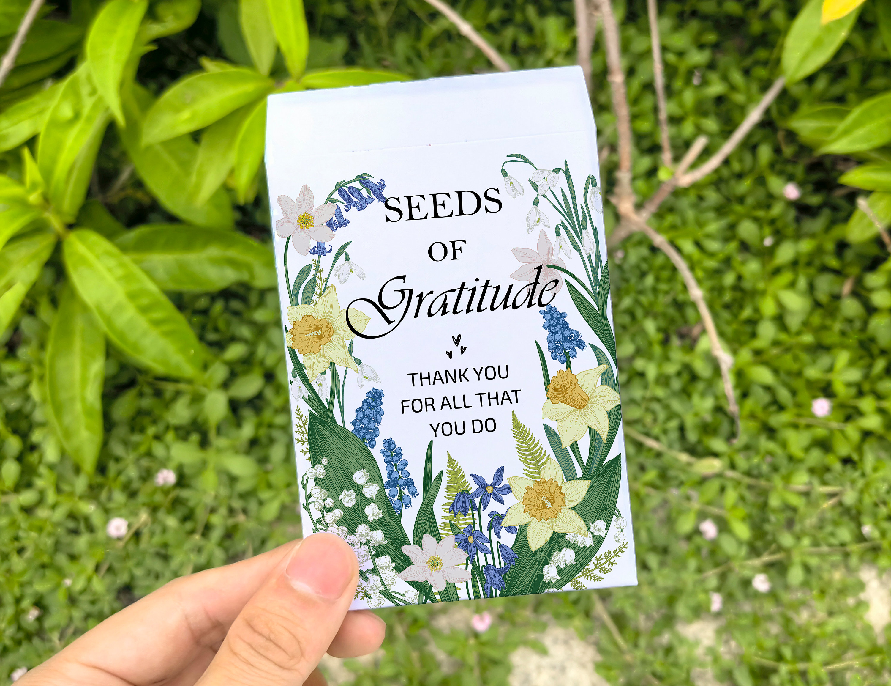 50 Sets Baby Shower Seed Packet Favors - Kraft Paper Envelopes, Thank You Cards & Organza Bags (No Seeds)