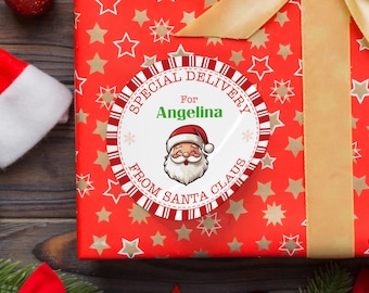 Adesivo regalo di babbo natale - Italia Adesivo regalo di babbo natale - Italia