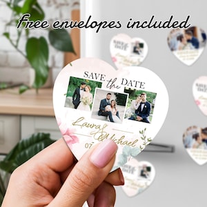 Personalized Wedding Fridge Magnets/Custom Save the Date Magnets/Wedding Party Favor for Guests/Bridal Shower Magnet Favors/Engagement Gifts