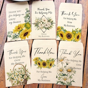 Business Marketing Seed Packets/Real Estate Agent cards gift basket/House Sales Listing Agent Referral gift/Open House Favor Home Matchmaker
