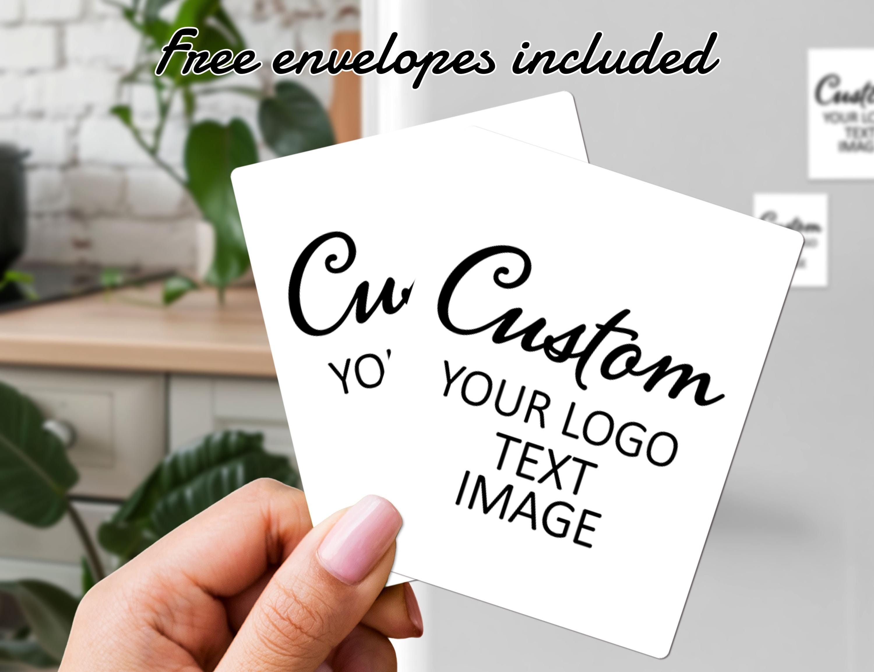 Personalized Magnets with Logo/Image/Texts/Business Logo Fridge Magnet Favors/Wedding Logo Magnets/Custom Magnets for Birthday/Baptism Party