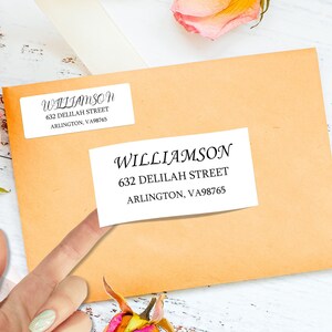 Etiqueta de dirección de devolución transparente/Etiqueta de dirección personalizada/Dirección de invitado personalizada/Etiquetas de dirección de devolución/Dirección de invitado para invitación a fiesta al por mayor