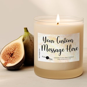 Personalized Candle gifts Create Your Own Custom Candle Valentines Gift Soy Candle - Birthday Gift Bridesmaid Gift  Funny Candles Customized