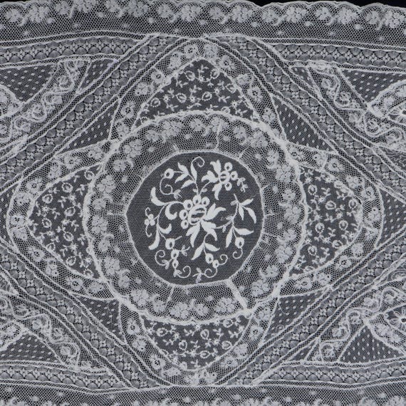 アンティーク ハンドメイド フランス ノルマンディー レース テーブル