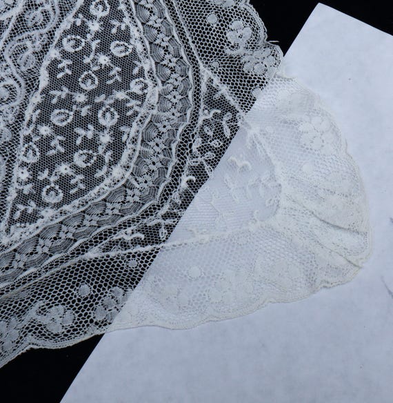 アンティーク ハンドメイド フランス ノルマンディー レース テーブル