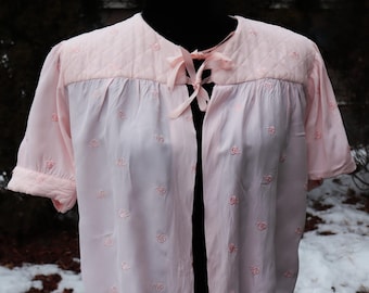 Veste De Lit Rose Années 1920 – Taille M – Occasion Parfait état – Style Vintage