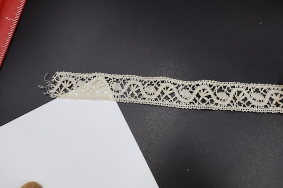 ヴィンテージコットンレーストリムカラーエクリュ 29” x 7/8 - Etsy 日本