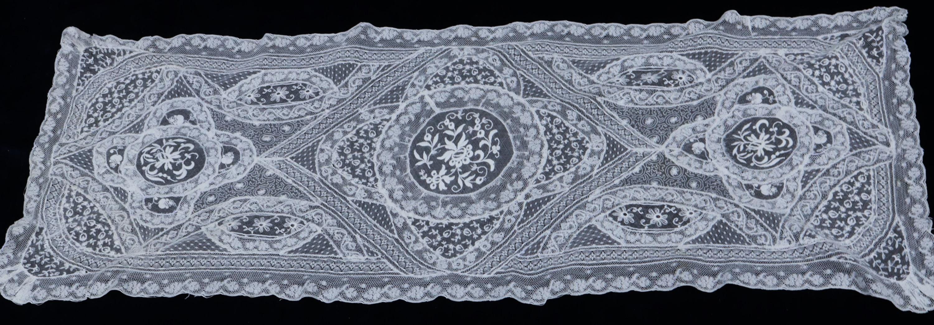 アンティーク ハンドメイド フランス ノルマンディー レース テーブル