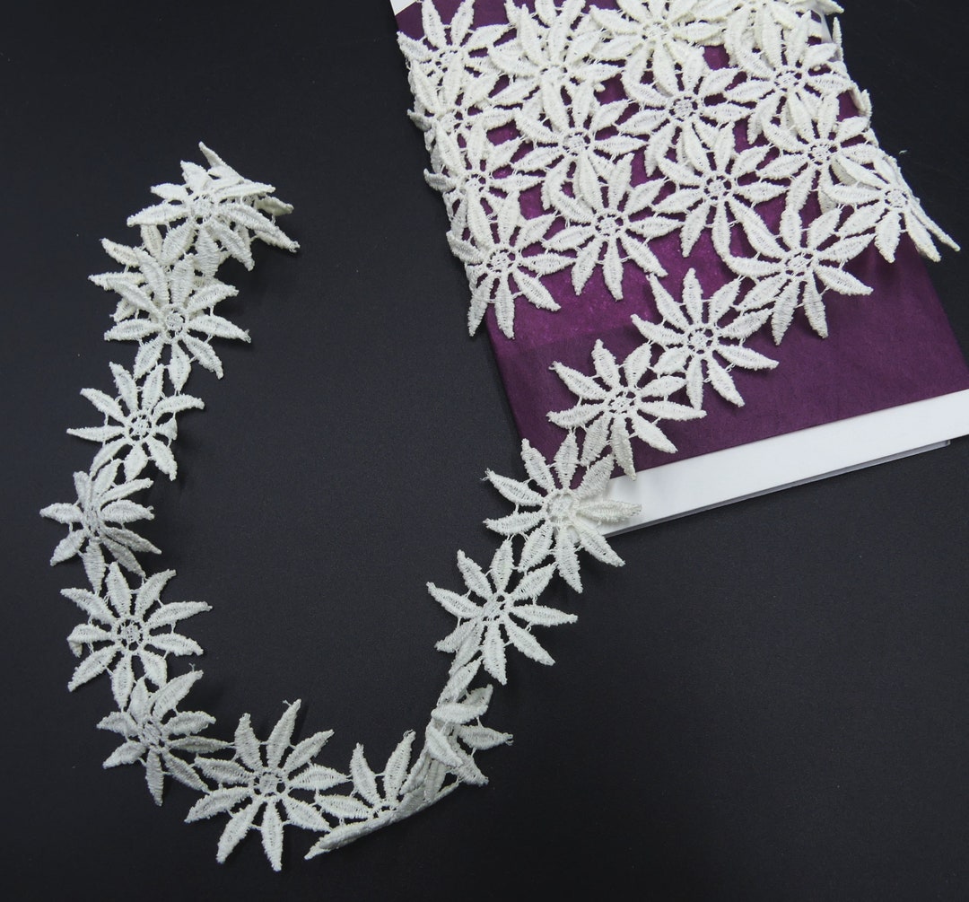 Vintage Lace Trim 1 Yard 15 X 13/8 Etsy