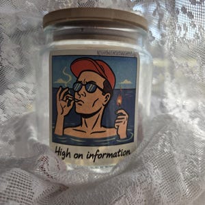 High on information herb or loot container 16.9 Oz  Rusty Shackleford Dale Gribble