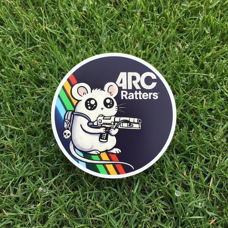 ARC Ratters Raiders Laminated Vinyl Sticker 3x3 - Etsy