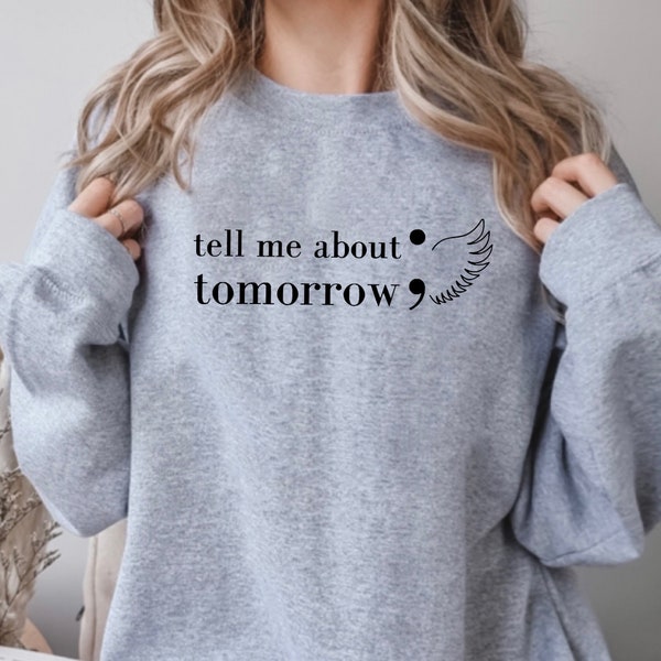 Tell Me About Tomorrow Tops / Camiseta JXDN / Manga larga / Cuello redondo