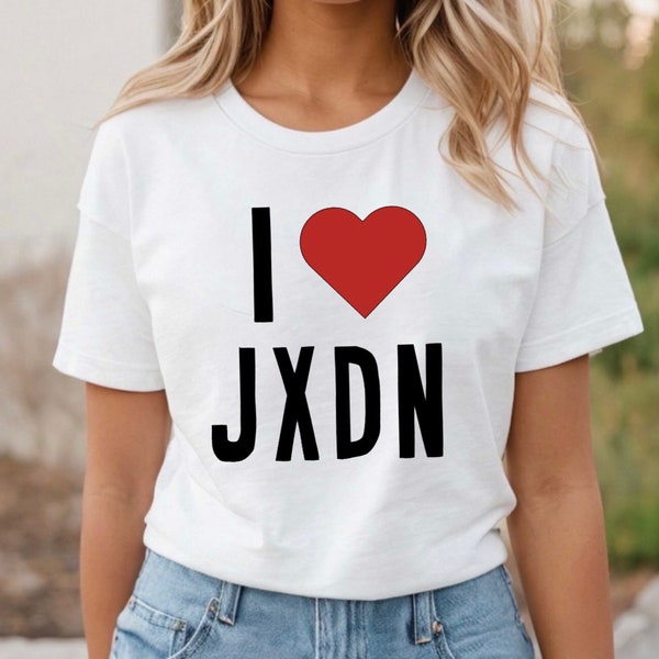 I Heart JXDN Tops / Jaden Hossler Camisetas / Mangas largas / Cuello redondo