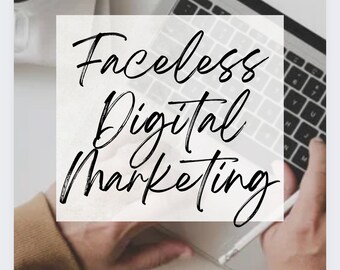 Faceless digital marketing