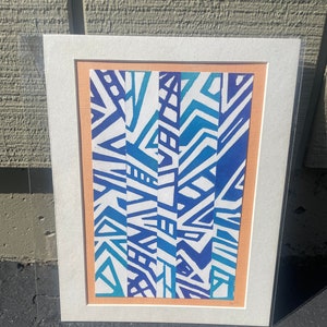 Geometric Collage Print
