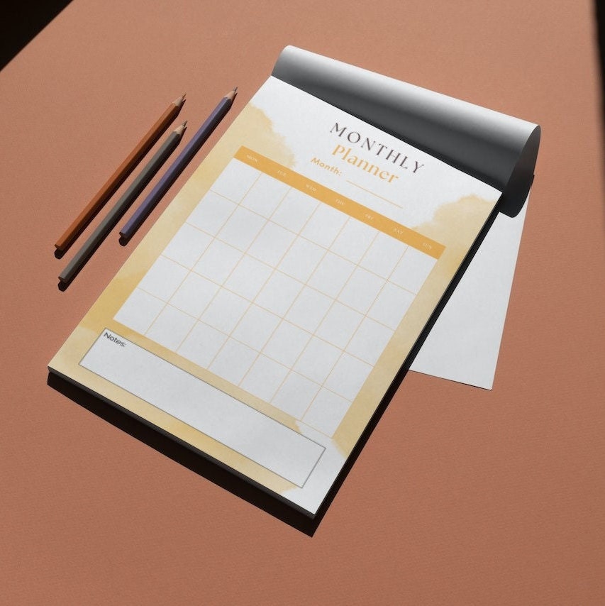 Daily, Weekly, and Monthly Planner Bundle - 5 Colours + Black and White ...