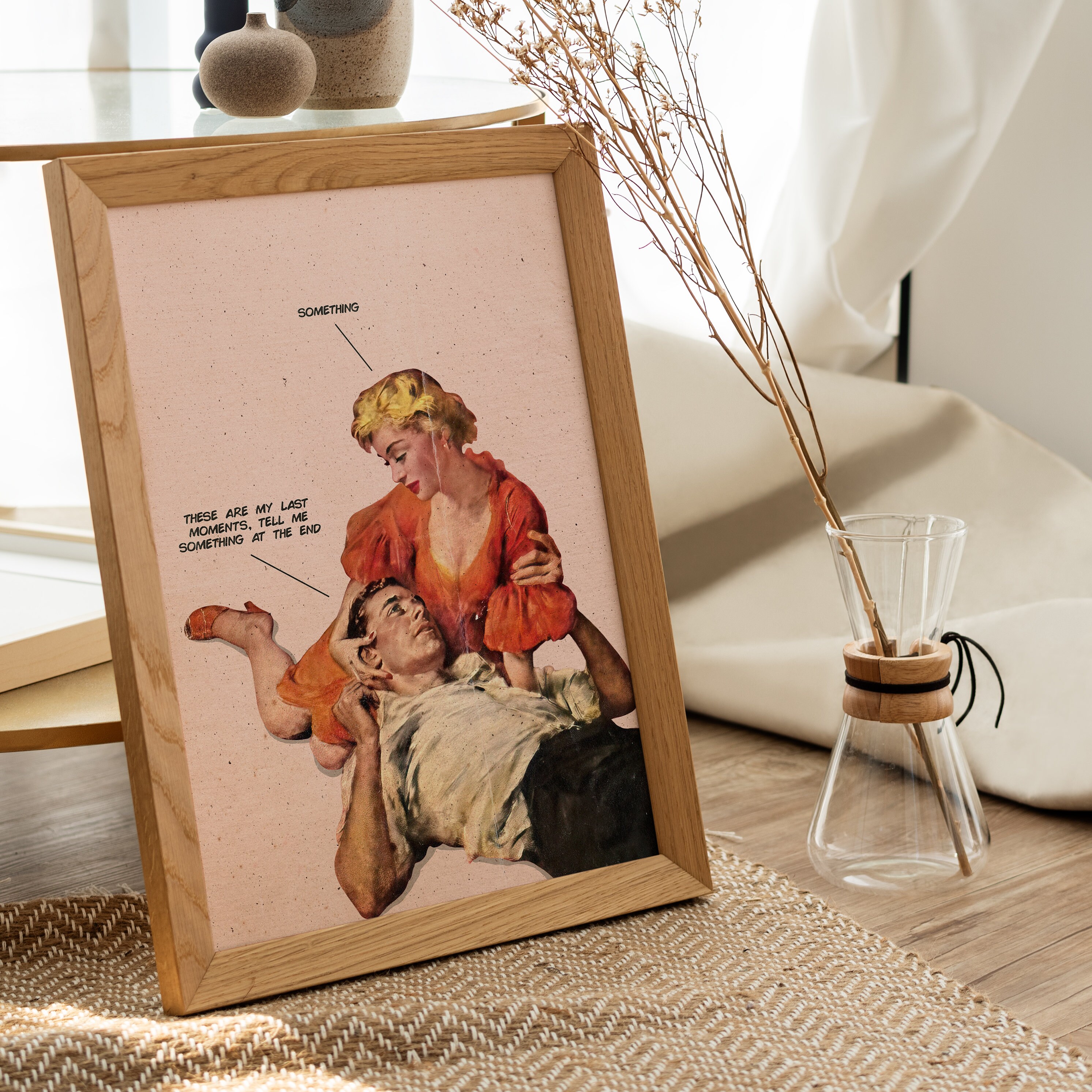 Something Vintage Wall Art, Pin up Collage, Retro Wall Decor, Room Wall