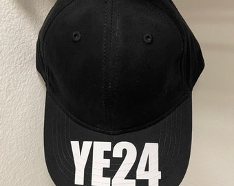 Custom Vinyl Printed Inspired Y e Hat 2024 YE24  Baseball cap Dad hat Kany e West Y eezy president