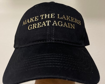 Make the LAKERS great again dad hat cap