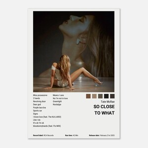 So Cut To What Album Cover Poster, Minimal Poster, Musik Poster, Album Art, Wanddeko