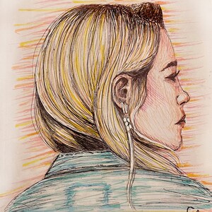Florence Pugh 5x7 digital print
