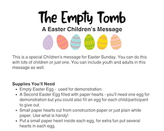 Easter Sunday Children's Message