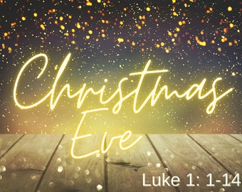 Christmas Eve Youth Group Lesson