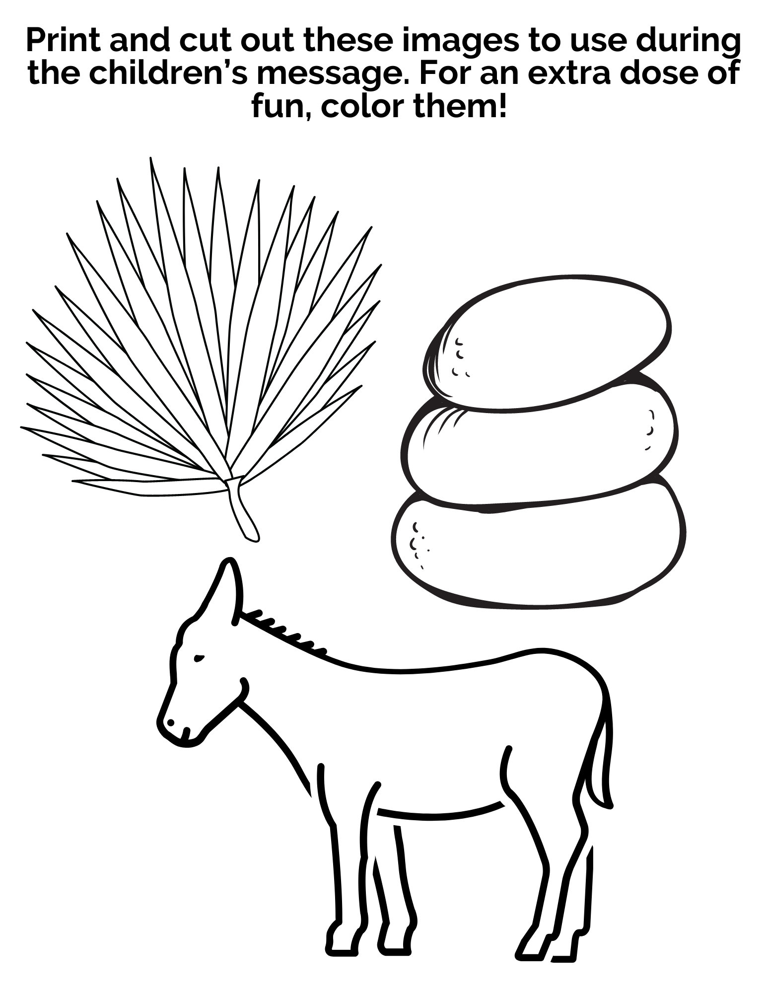 Palm Sunday Children's Message - Etsy