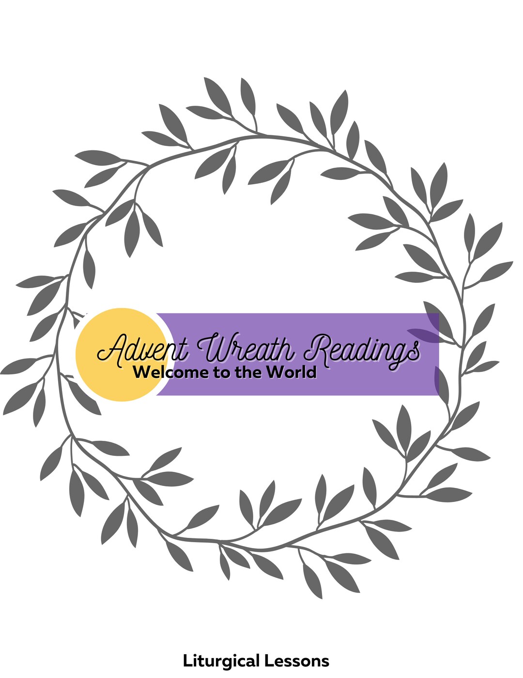 Advent Wreath Readings for Worship Year A Etsy