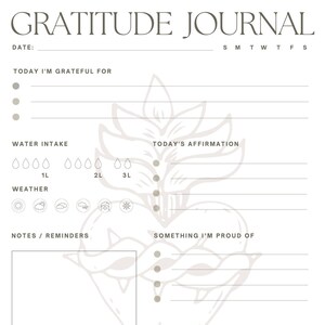 Latino heart gratitude journal