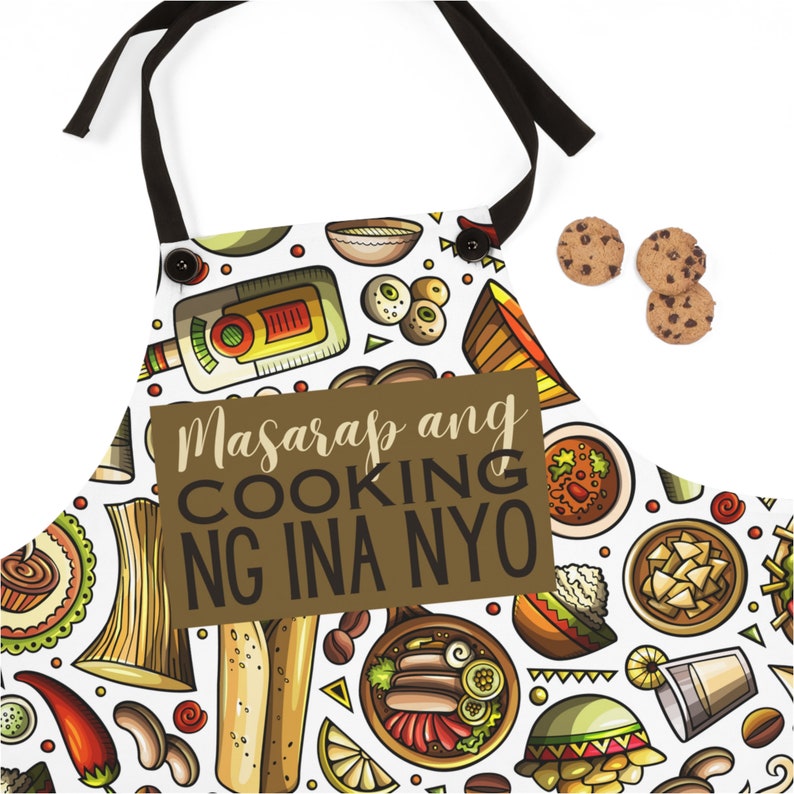 Custom Apron Filipino Pinoy Kitchen Aprons for Women Philippine Gifts