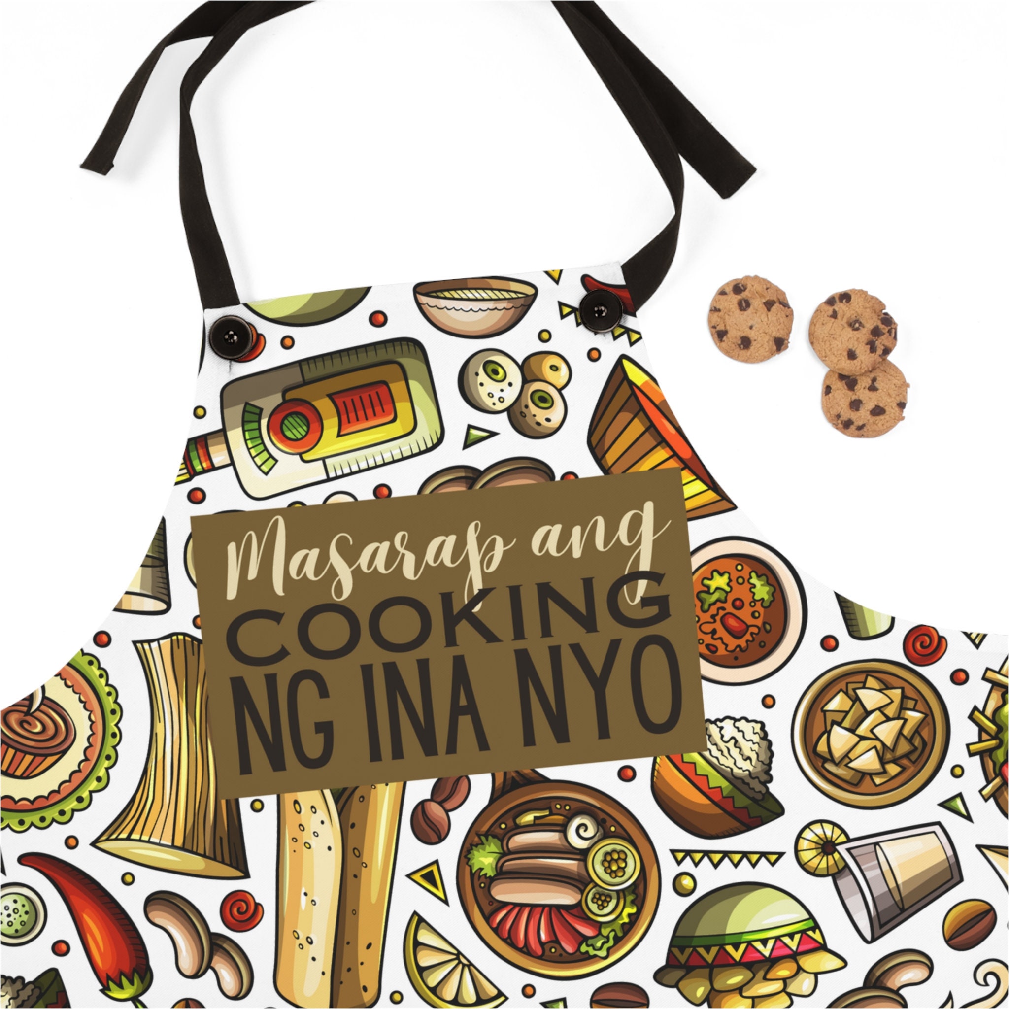Custom Apron Filipino Pinoy Kitchen Aprons for Women Philippine Gifts