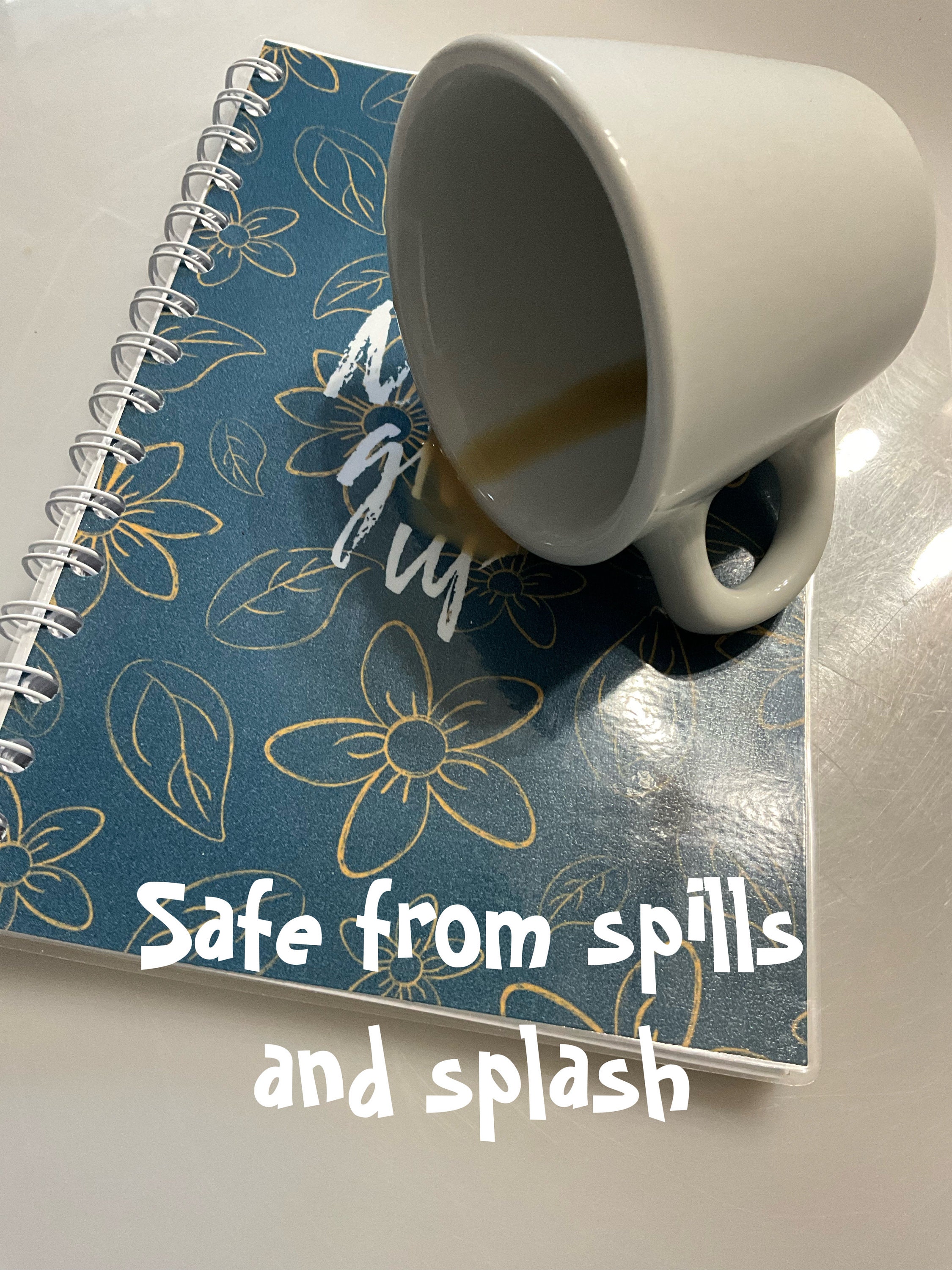 Filipino Spiral Notebook, A5 Notepad for Writing, Blank Journal 6x9 Inches Notes Pad, 160 Pages