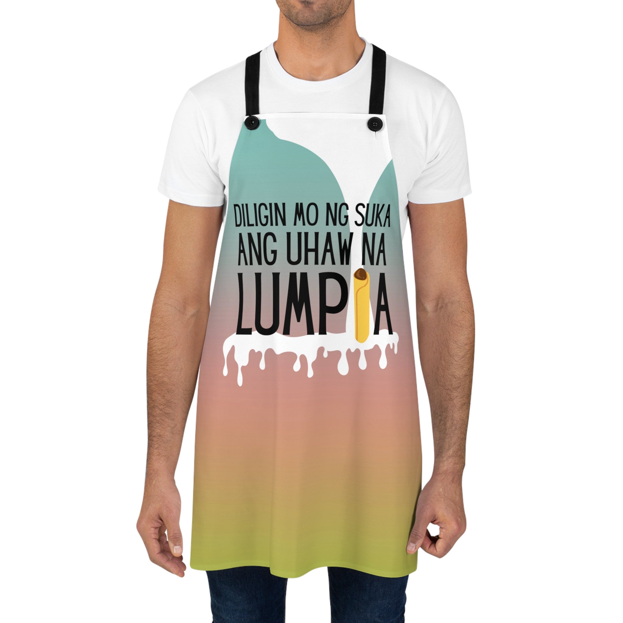 Ombre Custom Apron Filipino Pinoy Kitchen Aprons for Men Philippine